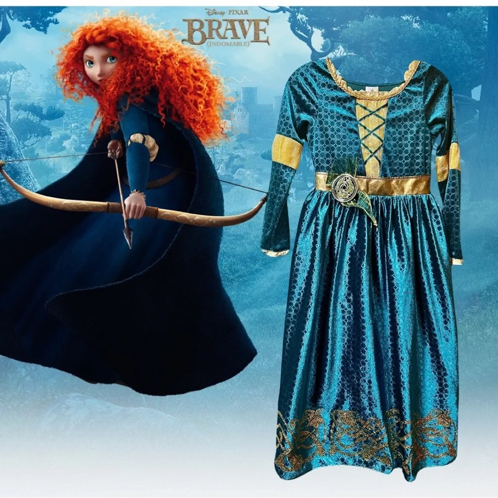 slim fit dress slacks Merida Brave blue princess dress – MJcostume main image 0